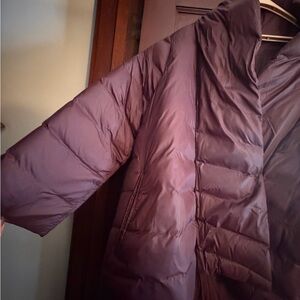 Eileen Fisher woman Purple Puffer Jacket